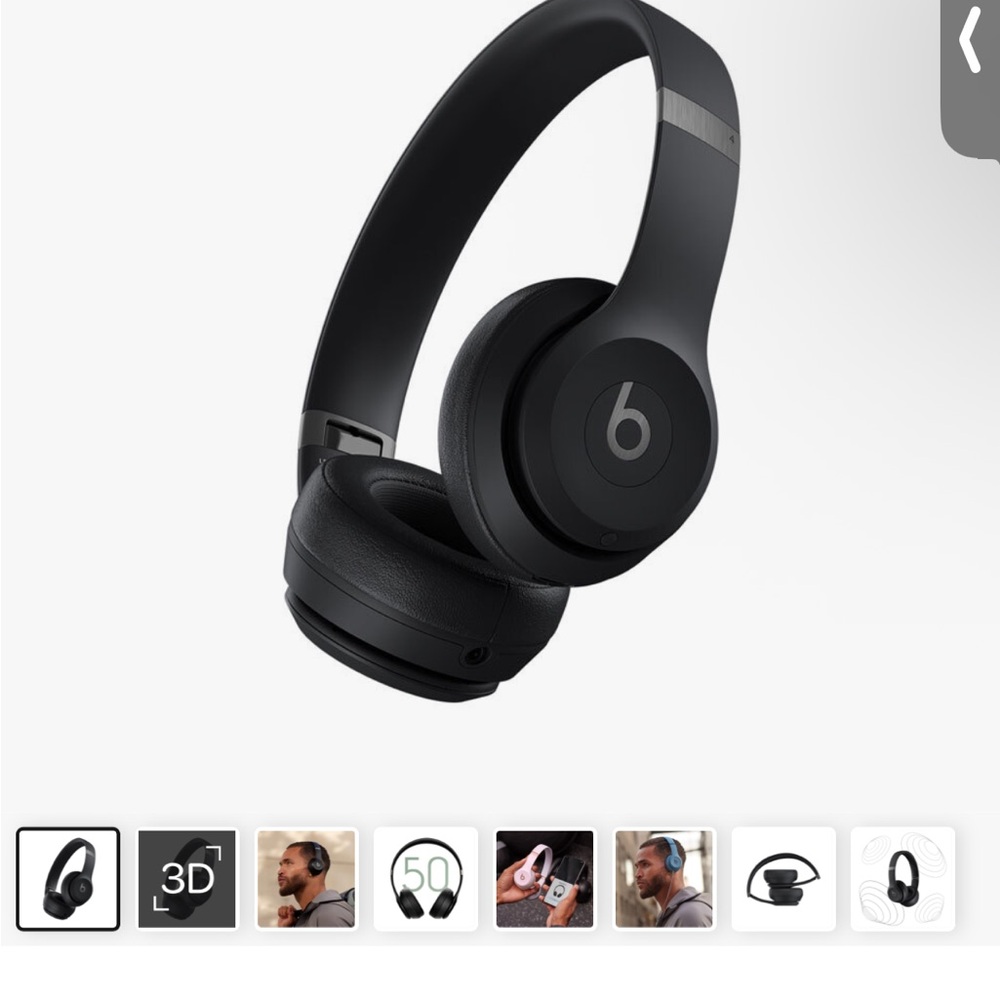 Beats by Dre On Ear Headphones in Black